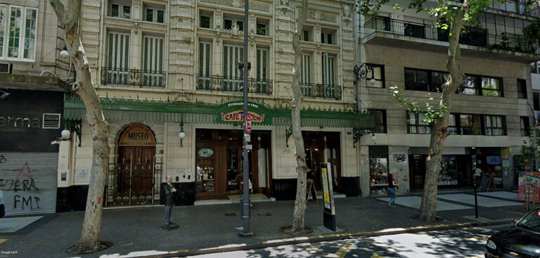 Facade of Café Tortoni in Buenos Aires, Argentina